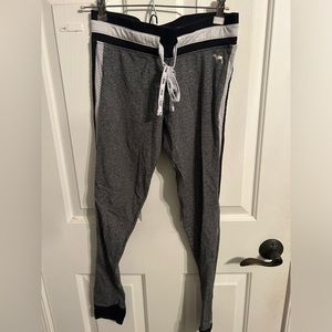 PINK Yoga grey leggings size medium.
